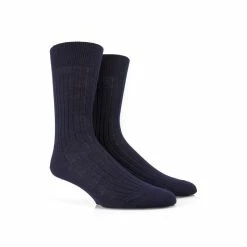 DORE DORE Chaussettes / Collants / Bas Chaussettes Côtelées En Laine Merinos -accessoires-chaussures Soldes chaussettes cotelees en laine merinos 2