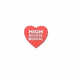 CHAUSSMART Pin's Pour Sabots Crocs Cœur High School Musical