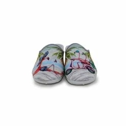 LA MAISON DE L'ESPADRILLE Chaussons Mules Pour Femme Les Flamants Roses (2041) -accessoires-chaussures Soldes les flamants roses 2041 2
