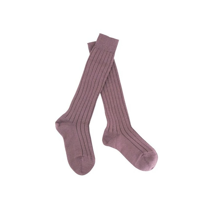 DORE DORE Chaussettes / Collants / Bas Chaussettes Hautes Enfant Laine Et Coton 2 DORE DORE Chaussettes / Collants / Bas Chaussettes Hautes Enfant Laine Et Coton – Image 2