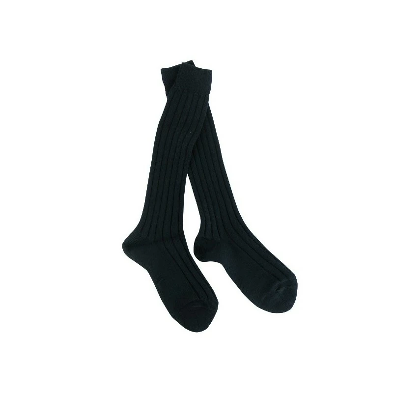 DORE DORE Chaussettes / Collants / Bas Chaussettes Hautes Enfant Laine Et Coton 4 DORE DORE Chaussettes / Collants / Bas Chaussettes Hautes Enfant Laine Et Coton – Image 4