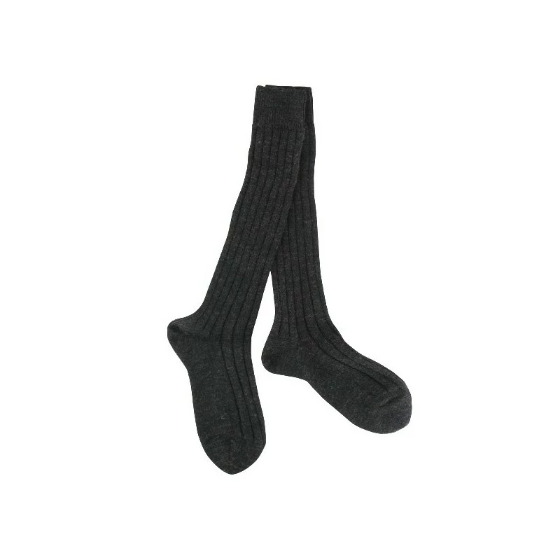 DORE DORE Chaussettes / Collants / Bas Chaussettes Hautes Enfant Laine Et Coton 1 DORE DORE Chaussettes / Collants / Bas Chaussettes Hautes Enfant Laine Et Coton